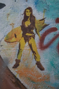 Graffiti, Surfer, Rachel Welch