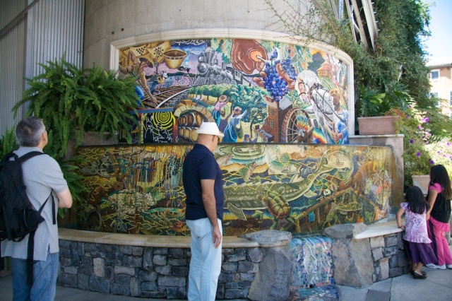 Riverfront Napa Mosaic Fountain